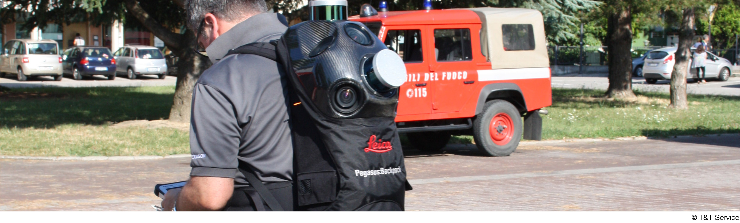 Mobile mapping a disaster area